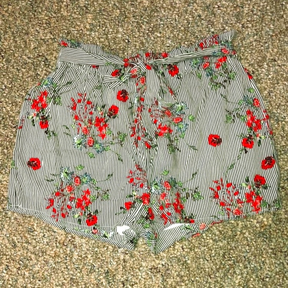 High waisted dress shorts
